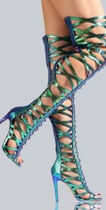 Gladiator Thigh High Boots